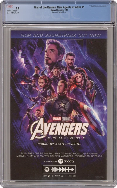 War of the Realms New Agents of Atlas 1B Camuncoli Variant CGC 9.8 2019 2