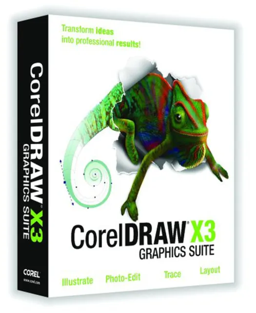 Coreldraw Graphics Suite X3 edición estudiante profesor inglés/francés (en muy buen estado)