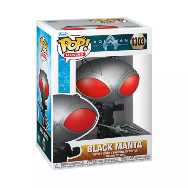Aquaman et le Royaume Perdu Black Manta Pop à collectionner hautement ! Figurine