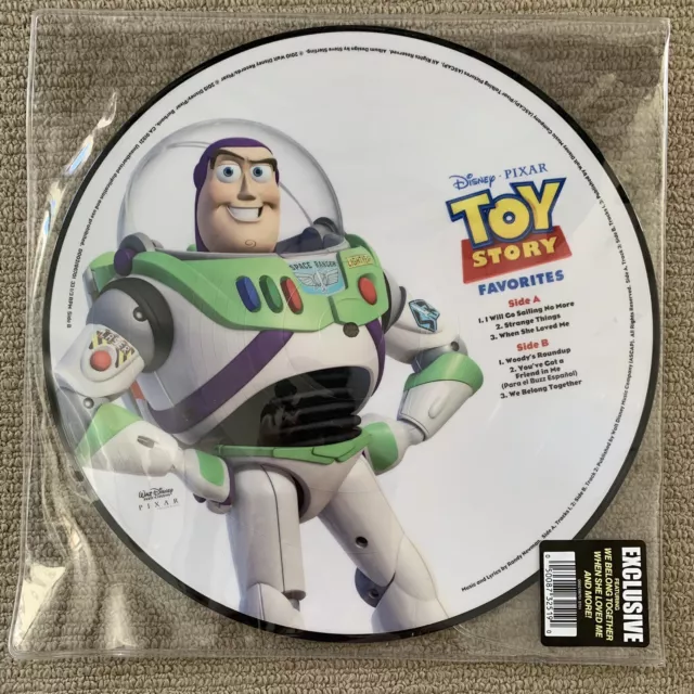 TOY STORY SOUNDTRACK Picture Disc Vinyl Disney Pixar As New Buzz Woody