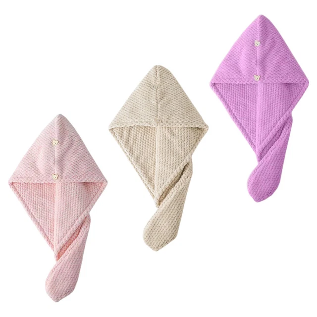 3 pz Cappellino per capelli asciutti Asciugacapelli Asciugacapelli Capelli Turbante Capelli Base Acqua Miss