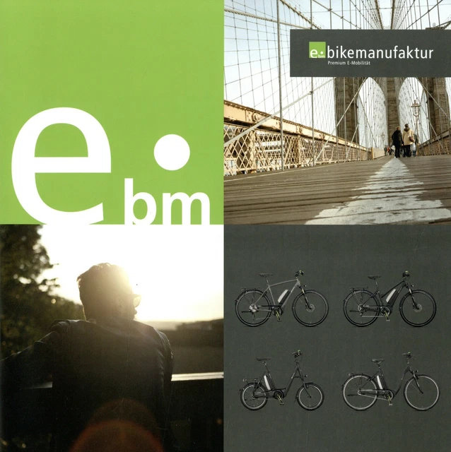 E-BIKE MANUFAKTUR EBM Katalog 2016 D Prospek Pedelec catalog catalogue ...