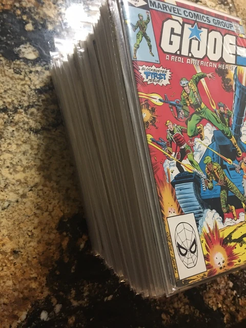 Marvel Gi Joe Comic A real American Hero comic lot run 1-73 (missing 6 comics)