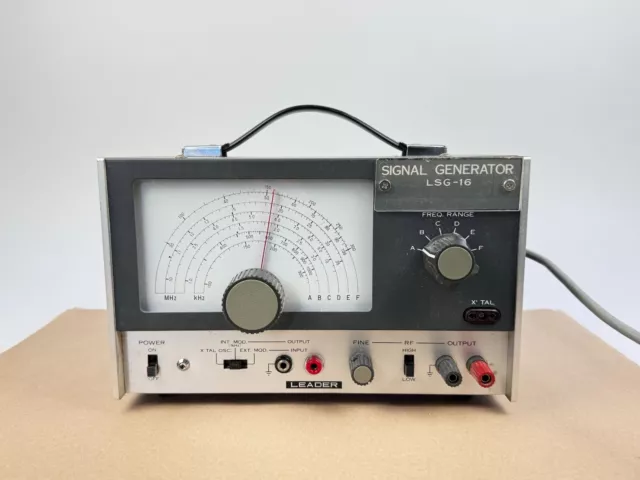 Leader Signal Generator Rarität LSG-16 selten Audio Radiowerkstatt Messtechnik