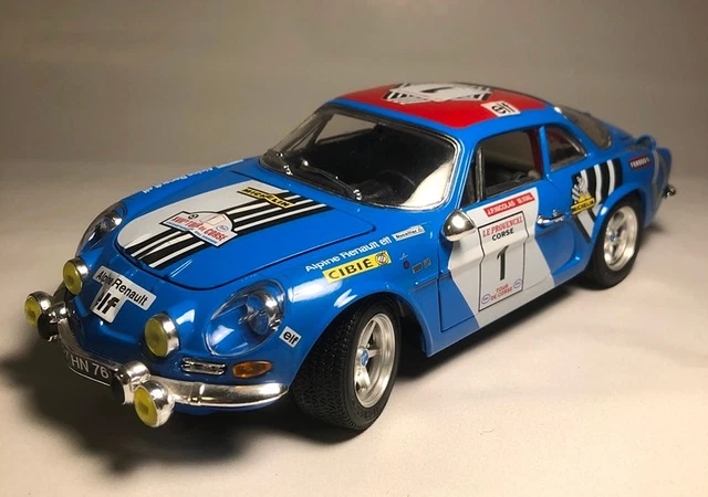 Burago Gold 3301 - 1/16 - Alpine A110 1600S - Vainqueur Tour De Corse 1973 - Modèle Rare - Boîte Altérée