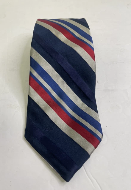 Valentino Men’s Tie Striped 100% Silk Neck Tie
