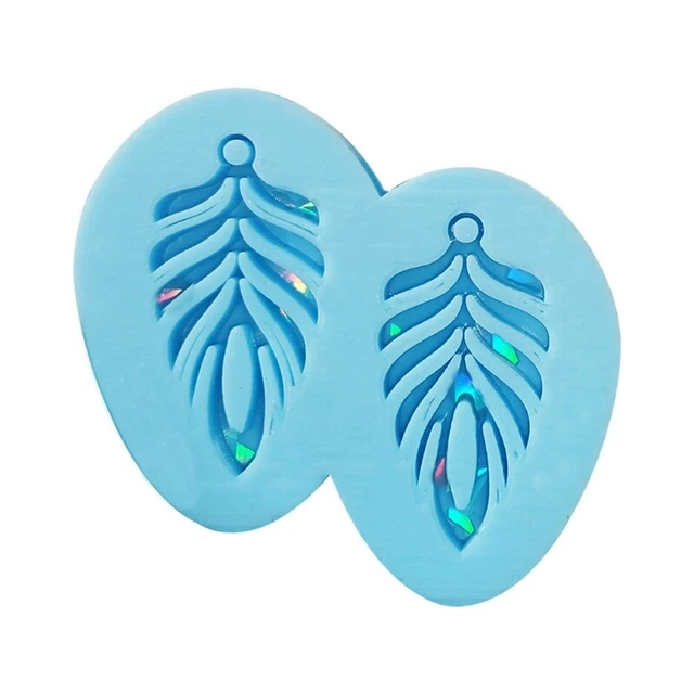 Leaf Silicone Mold for DIY Keychain Earrings Epoxy Resin Jewellery Making