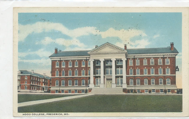 MD Frederick - Hood College - Postcard & Cancel 1923 MD Frederick - Hood College - Postcard & Cancel 1923