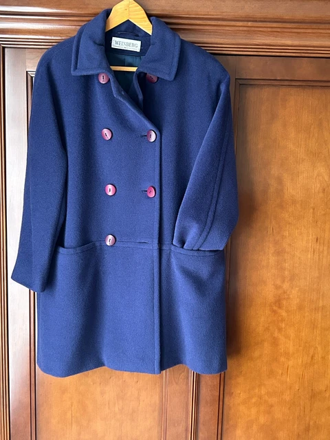 Manteau Vanessa Bruno Marron Et Noir En Laine Alpaga/mohair - Taille 12, Occasion Très Bon état