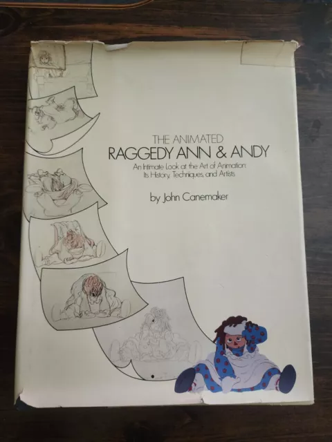 The Animated Raggedy Ann and Andy ~ By John Canemaker ~ HCDJ ~ 1st Ed. 1977