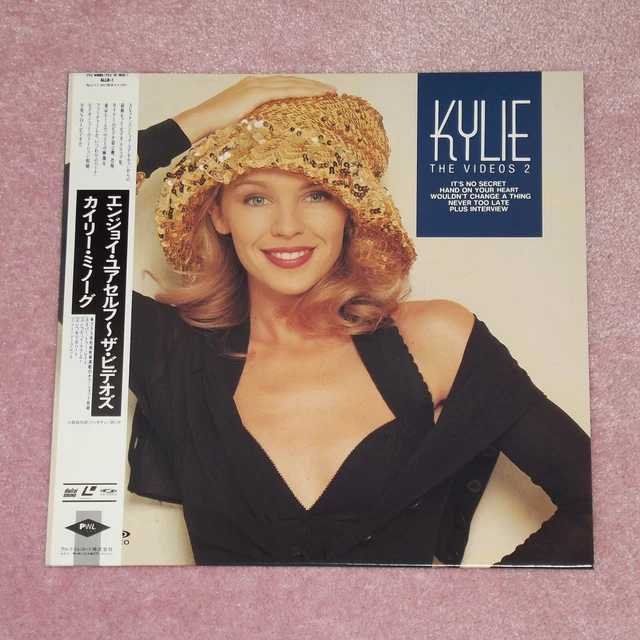 KYLIE MINOGUE The Videos 2 - RARE 1990 JAPAN LASERDISC + OBI & INSERT (ALLB-1)