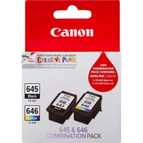 GENUINE Ink Canon PG-645XL CL-646XL For Pixma MG2965 MX496 MG2460 TS3160 TS3360