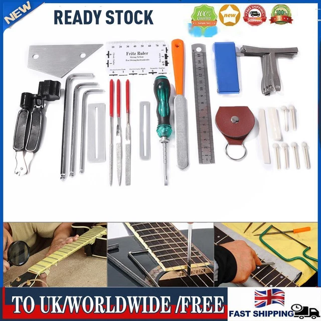36 in 1 Professional Guitar Repair Tool Kits String Tuning Wrenches Tool