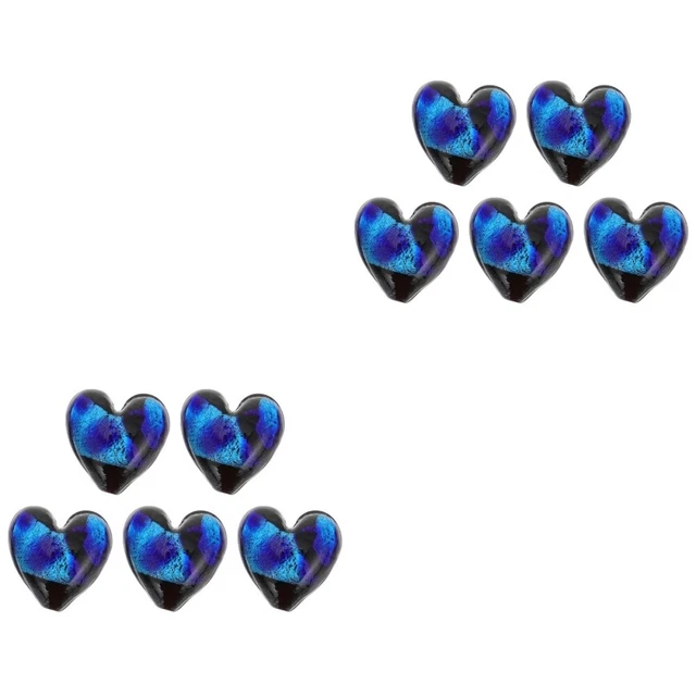10 PCs farbige Glasperlen exquisites Armband Dekorative Perlen DIY