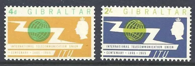 Gibraltar 1965 Itu Set VF Mlh