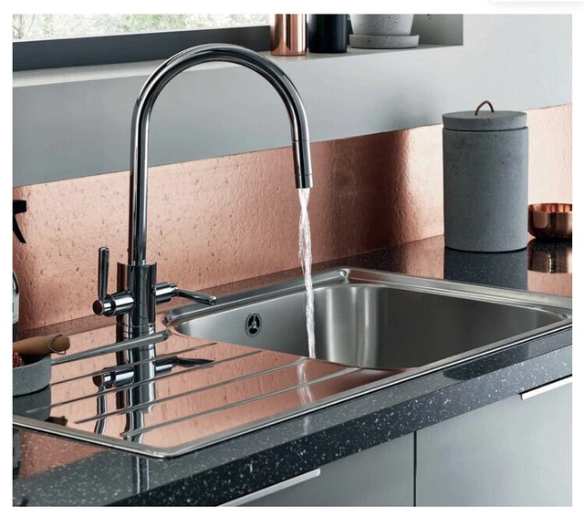 HOWDENS LAMONA BELMONT Single Bowl Stainless Steel Sink Left hand