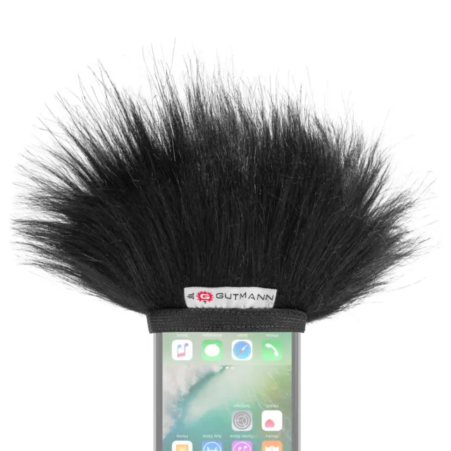 Gutmann Microphone Fur Windscreen Windshield for Apple iPhone 11, 11 Pro Max