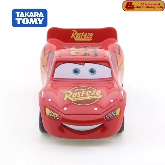 Disney Tomica Cars C-01 Lightning McQueen Standard Type Tomy Mini Toy Gift