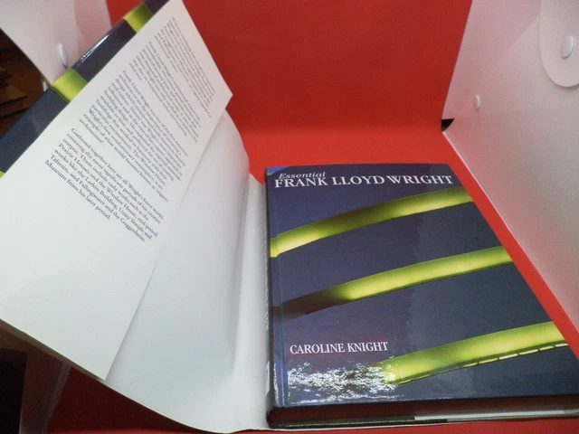 ESSENTIAL FRANK LLOYD WRIGHT architecture book house design CAROLINE ...