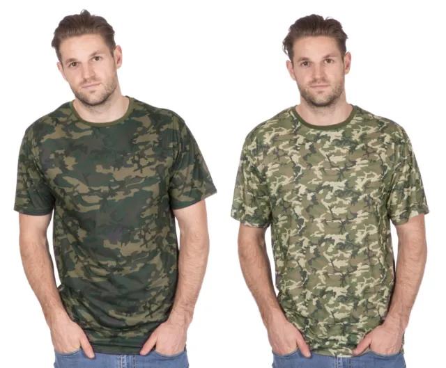 Mens Camo T-Shirt / Tshirt / Tee / Camouflage Top