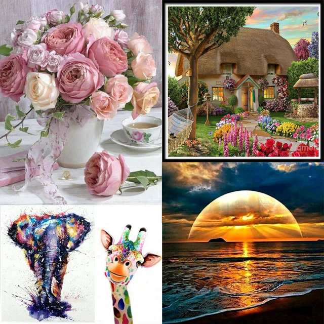 DIY 5D Full Drill Diamond Painting Embroidery Cross Craft Stitch Kits Art Gift
