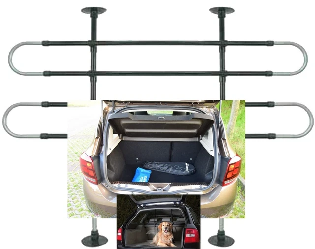 Divisorio Per Bagagli Dacia Duster 2009-2017 - Griglia Di Sicurezza Per Cani E Oggetti