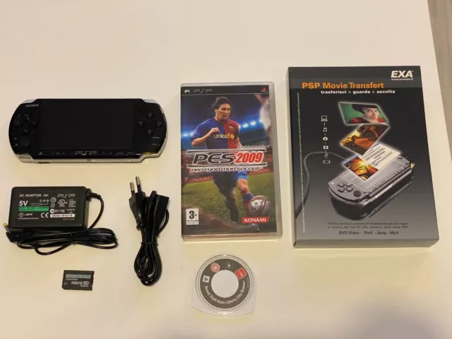 SONY PSP 3004 completa Playstation Portable con giochi e accessori PES GTA  EUR 49,99 - PicClick IT