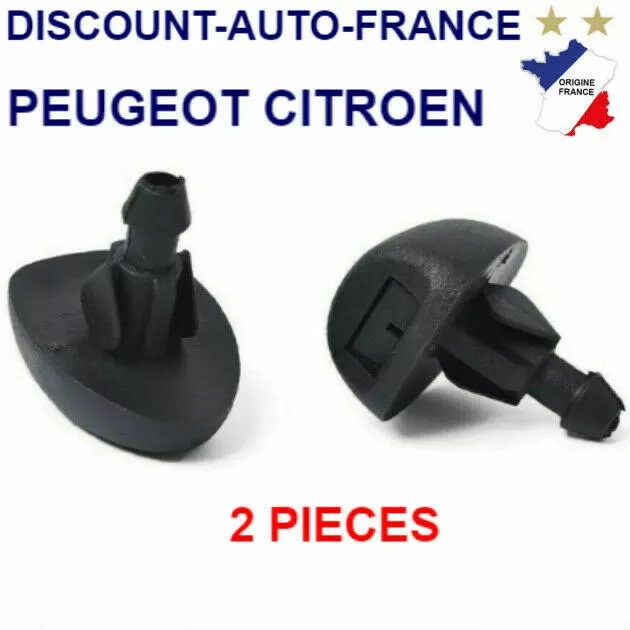 2 Pcs Buse Gicleur Lave Glace Peugeot 207 307 308 607 3008 NEUF 2 code21