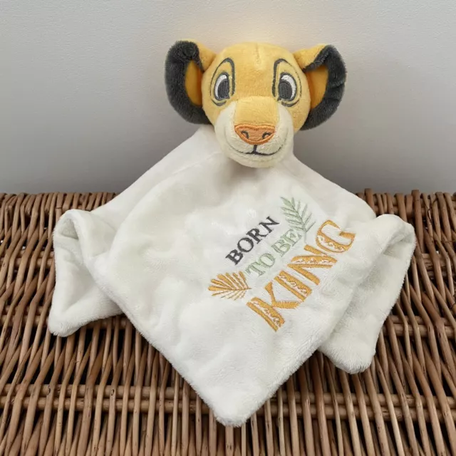 Primark Disney Lion King Simba 'Born to be King' Baby Comforter Blanket Soother