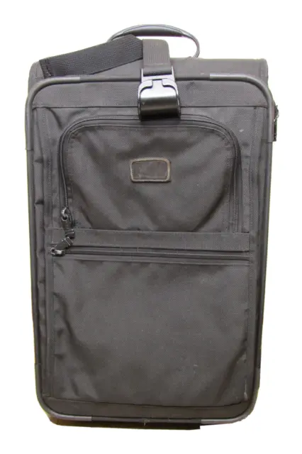 TUMI WHEEL-A-WAY Black Ballistic Nylon 22” Wheeled Carry On Luggage 2243D3