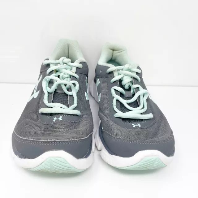 Under Armour Womens Micro G Assert 7 3020674-102 Gray Running Shoes Sneakers 7.5 3