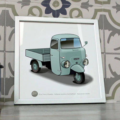 Poster, Quadro Lambretta - evolution | Poster sul muro | 3+1 GRATIS