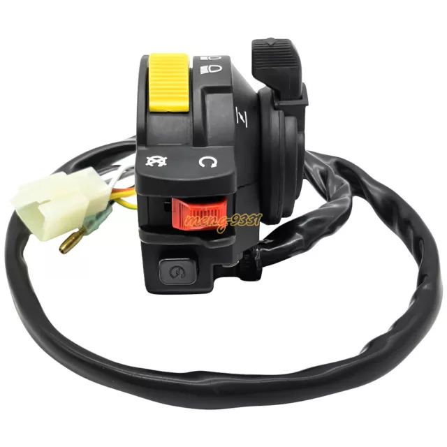 Handlebar Start Stop Headlight Choke Switch for Suzuki LTF250 2x4 Quadrunner 250