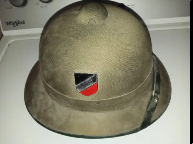 REPRODUCTION WWII WW2 German Afrika Korps Pith Helmet Elite Cap Visor ...