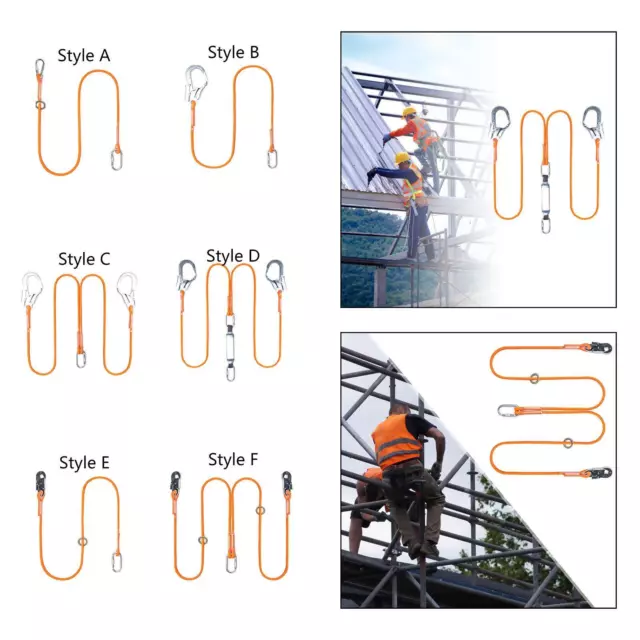 Climbing Strength Lanyard Durable for Mountaineering Emergency Services Caving