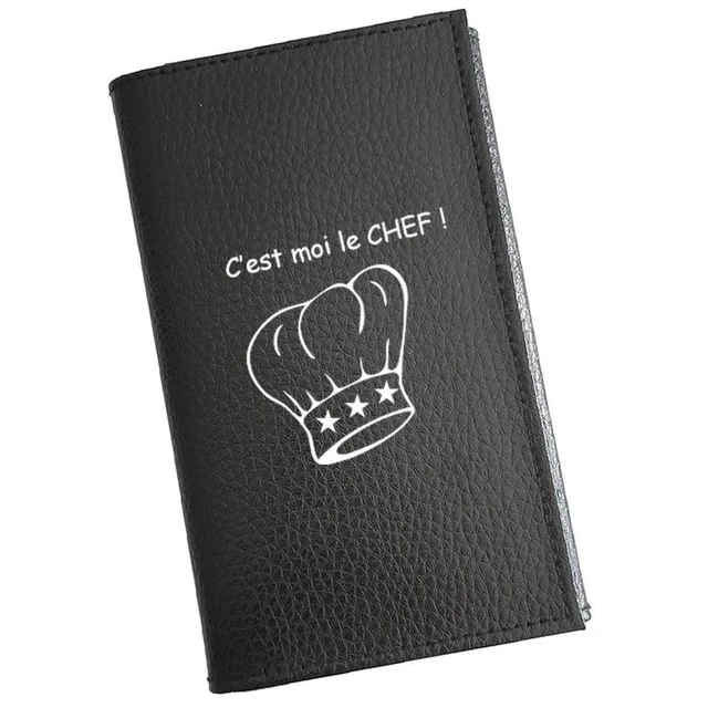 Étui Porte Carte Grise Personnalisé Pour Moto (Harley) - En Simili-Cuir Noir, Nom Personnalisable