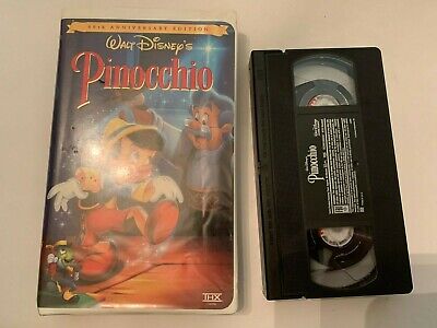 Walt Disney's Pinocchio 60th Anniversary Edition VHS Video Tape