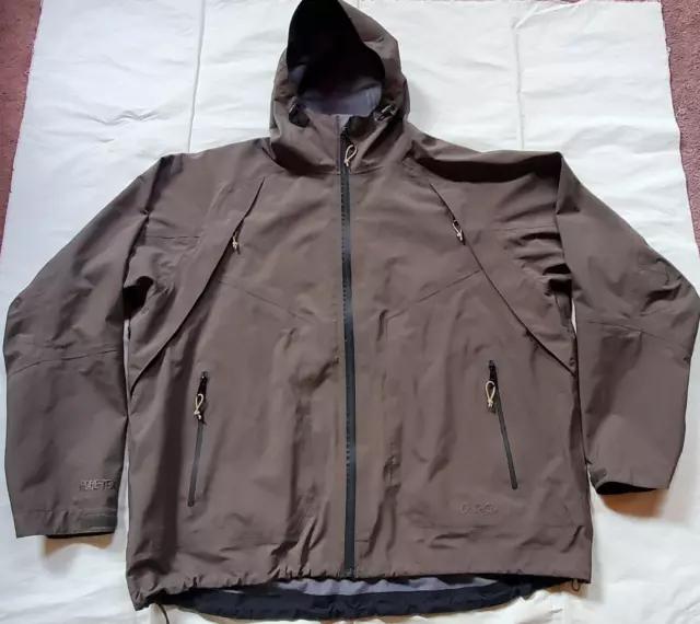 CABELA'S MEN'S GORETEX Rain Hooded Jacket Fleece Lined Size 3XL TALL ...