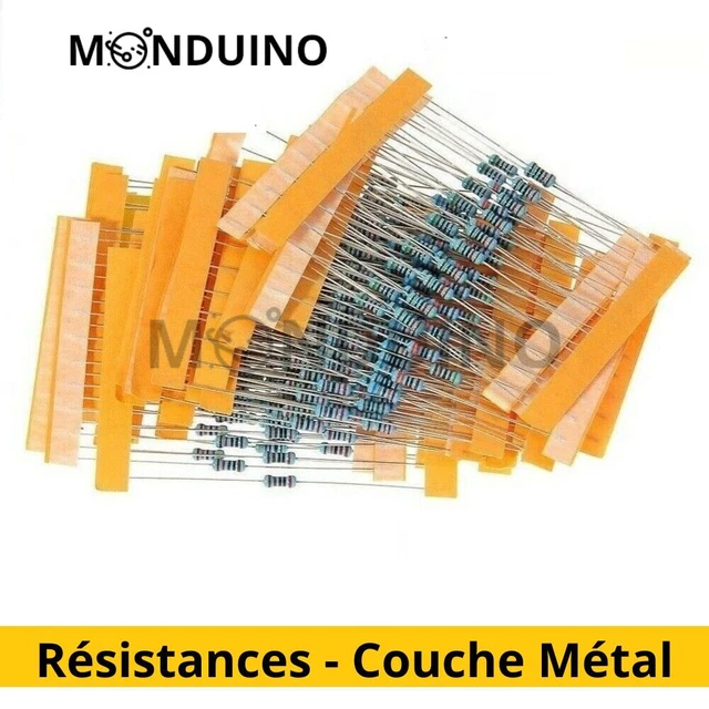 Sourcing Map 30pcs Résistances 120 Ohms à Film Métallique