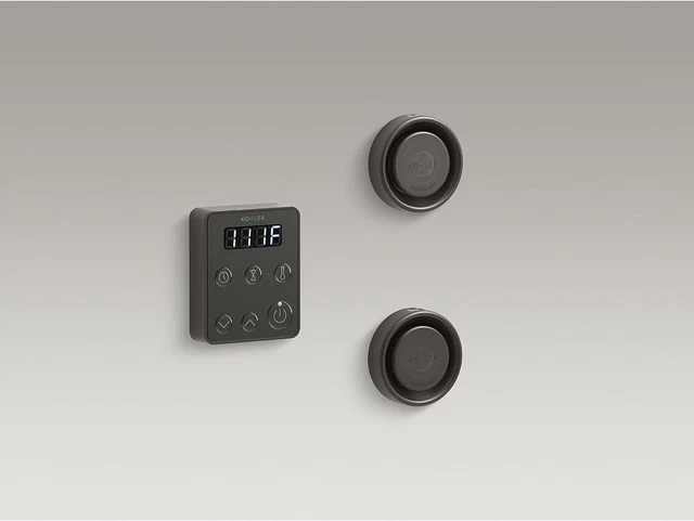 Kit de control generador de vapor en tándem serie 5558-2BZ, bronce frotado con aceite