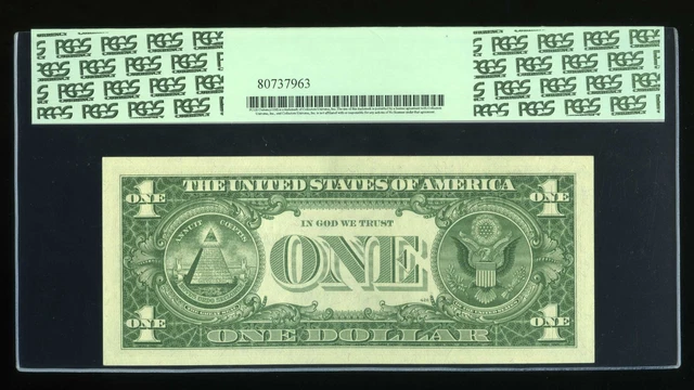 DBR $1 1957B Silver Superb Gem Fr. 1621 TA Block PCGS 67 PPQ Serial T09294768A 2