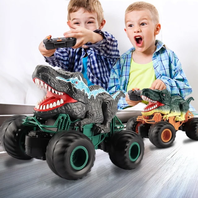 DINOSAUR CAR RC Car 10KM/H High Speed Remote Control Trucks Monster