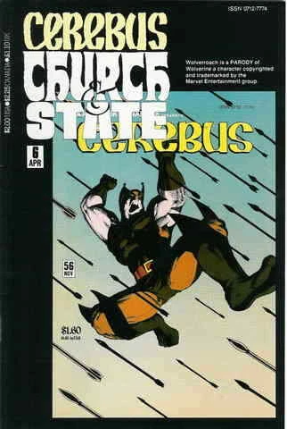 Cerebus: Church And State #6 FN; Aardvark-Vanaheim | 56 Dave Sim - we combine sh