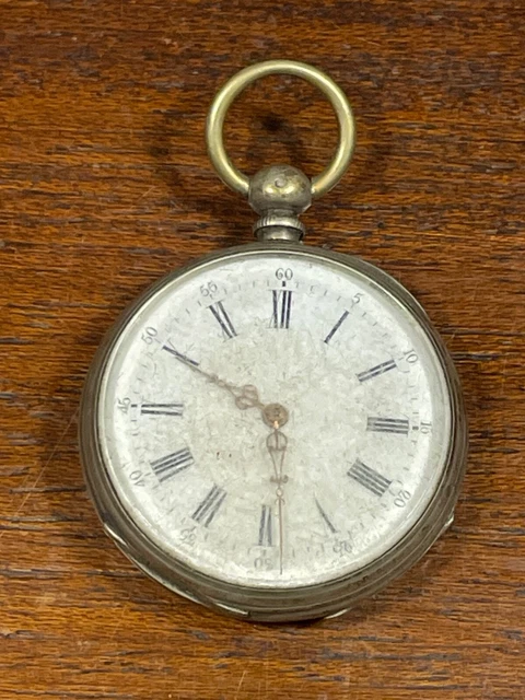 Montre De Poche Argent Ancienne à Réviser Ou Pour Pièces - Occasion