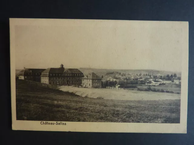 CHATEAU SALINS Moselle CPA 57 vue