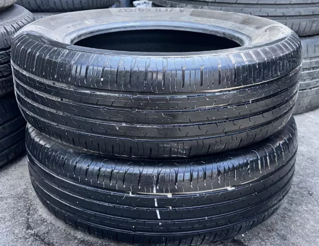 X2 Matching Pair Of 215/65/17 Continental ECO Contact 6 99V Tyres