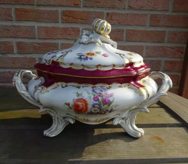 Spectaculaire soupière rococo Limoges