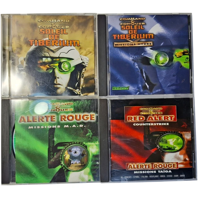 CD 1/2 SEUL Command & Conquer Alerte Rouge PS1 PAL EUR Sony PlayStation