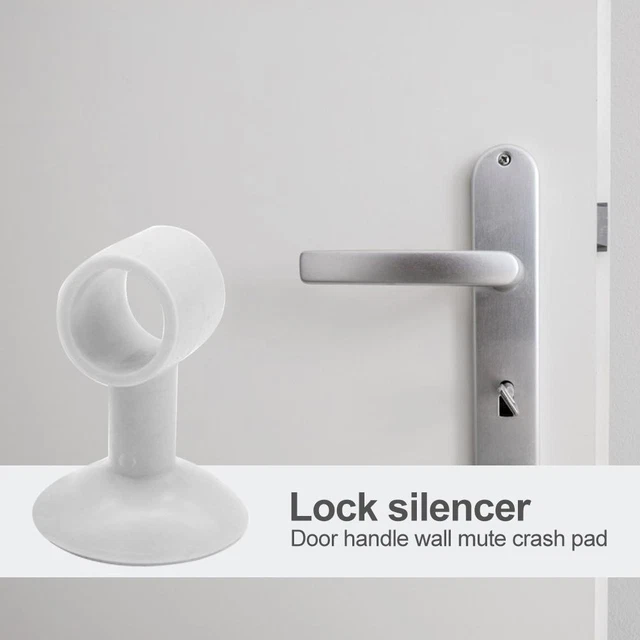 changseo 2 Stück Anti-Kollision Silikon Türknauf Wand Crash Pad Türgriff Schalld