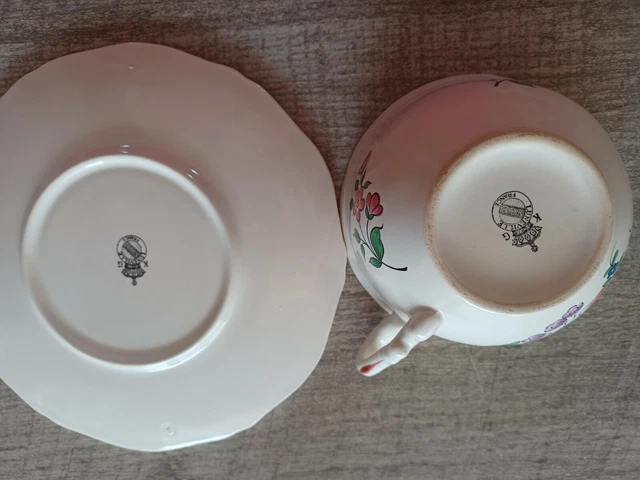 Grande Tasse A Cafe Ou A The Luneville Avec Soucoupe
